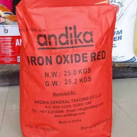 IRON OXIDE ANDIKA RED (P/25) KG