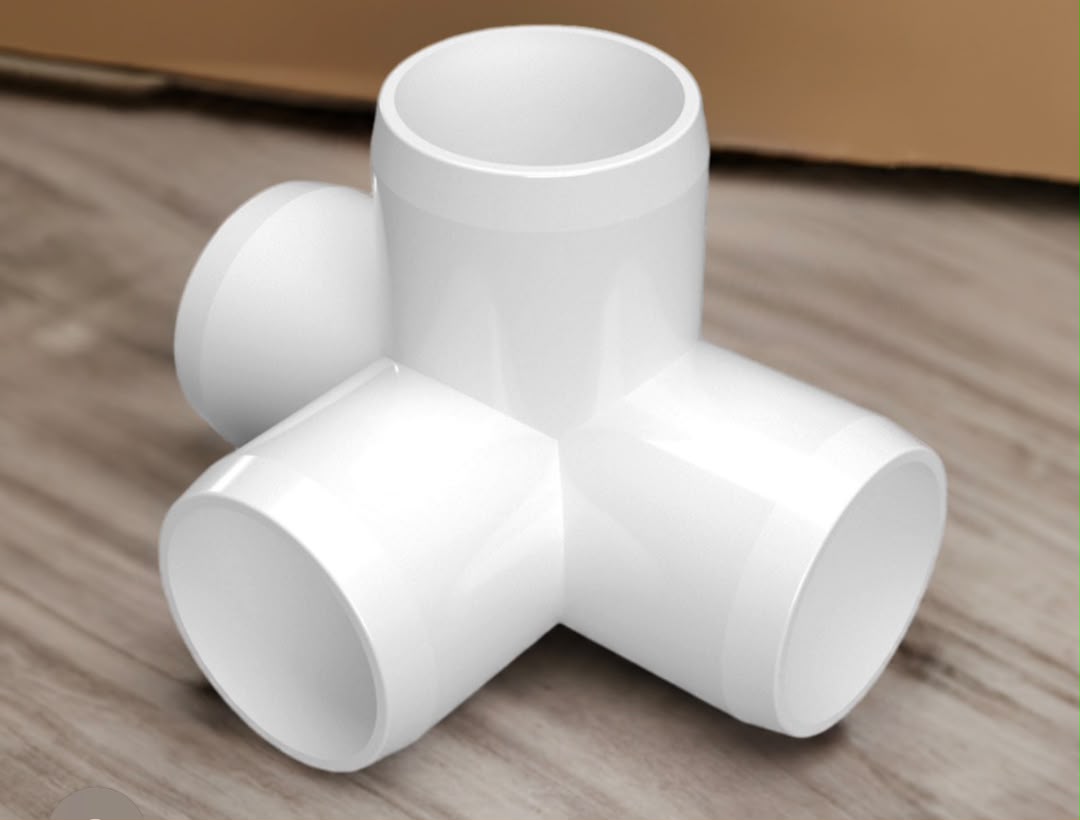 pvc 4" white
