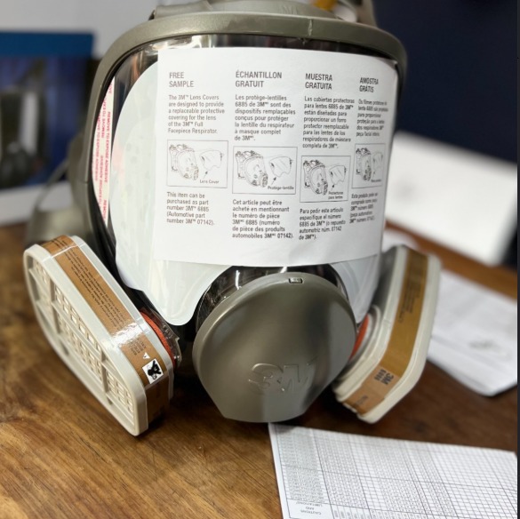 Full Face Double Filter Mask