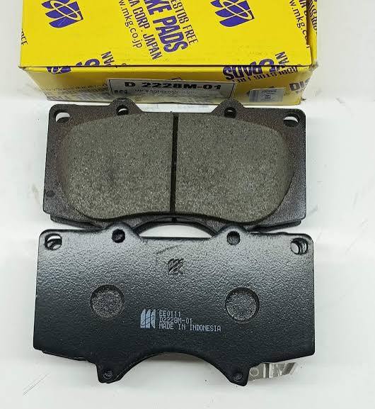 BRAKE PAD FR TOYOTA PRADO ##J120/##J150|HILUX KUN125/GUN126|FORTUNER KUN50|MITSUBISHI PAJERO V9# (POWERKING) (D2228 )