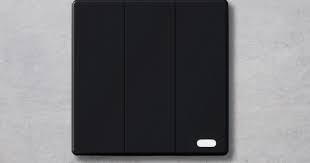 3 gang 2 way black switch