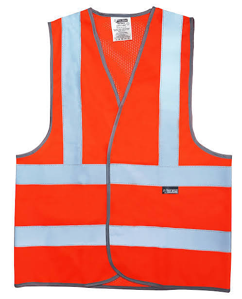 Refletive vest nyekundu(POLYESTER)EN 471