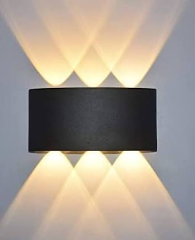 Wall light 6E-Y black(Mwanga top)