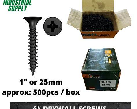 "Screw 1" (Pcs 500)"SUNDABEST"