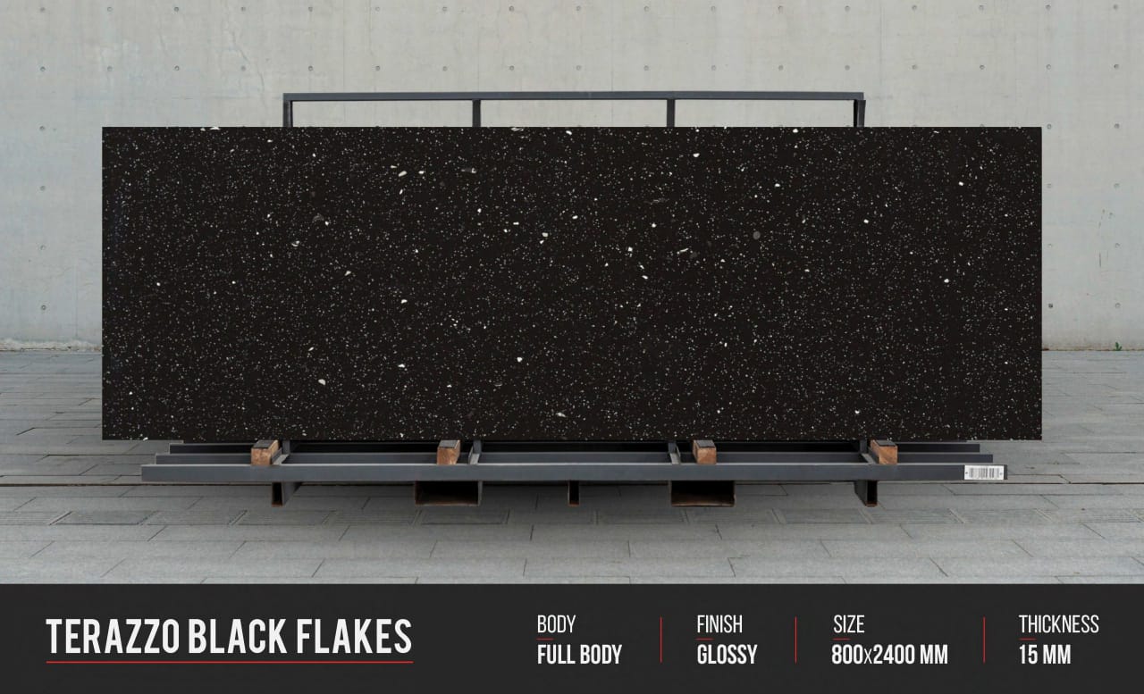 Marble Black Flaks