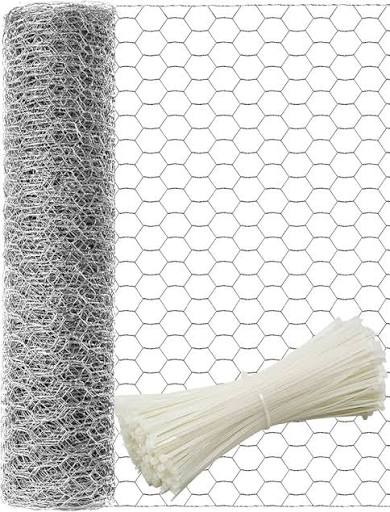 Chicken wire Length=20m, color=silver.(P/1)