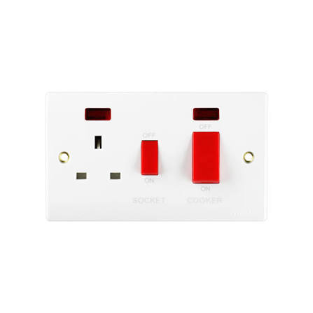 Cooker Contral White Switch