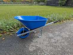 Wheelbarrow Blue