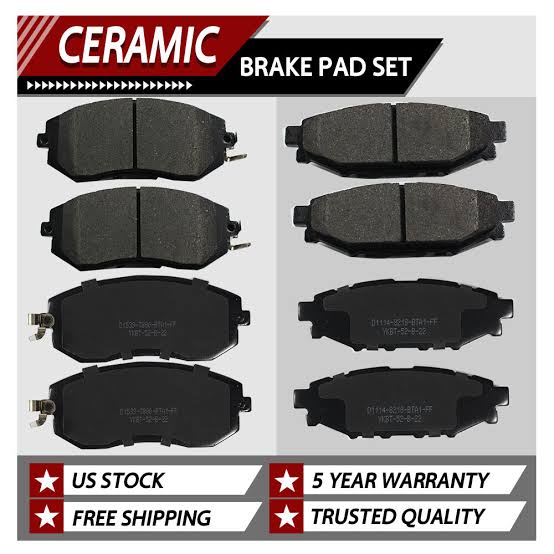 BRAKE PAD RR SUBARU FORESTER SF#/SG#|IMPREZA GC#/GD#/GG#|LEGACY BE#/BL# (POWERKING) (D7069 )