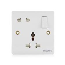 Switch socket single Tronic
