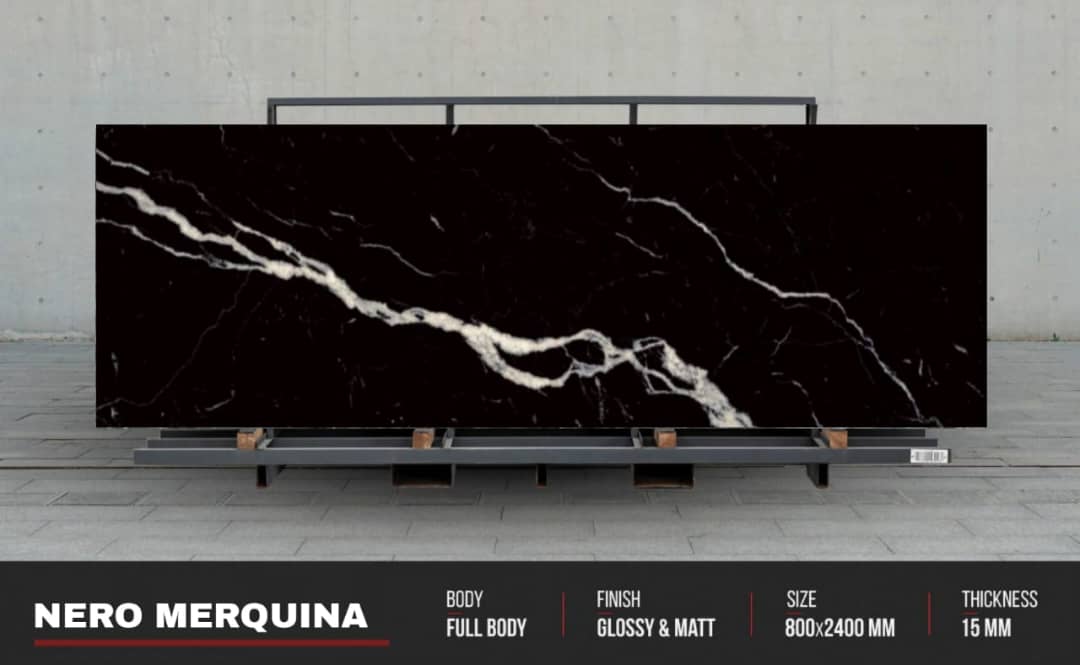 MARBLE MERQUINE BLACK