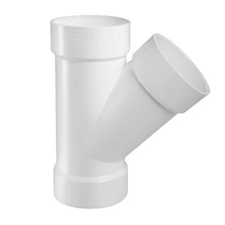 PVC Y.TEE 11/2 WHITE SKYFIT