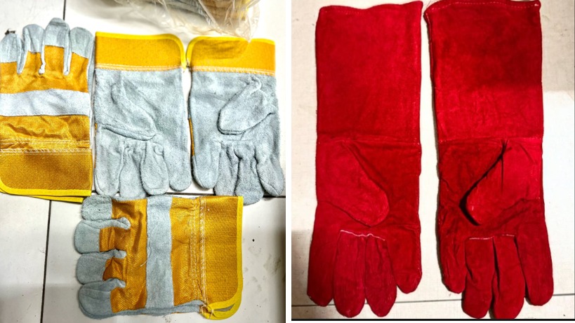 Short Leather Gloves