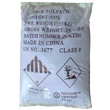 copper II sulphate