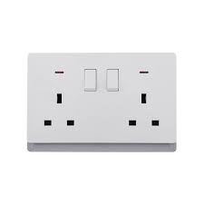 Double White Socket